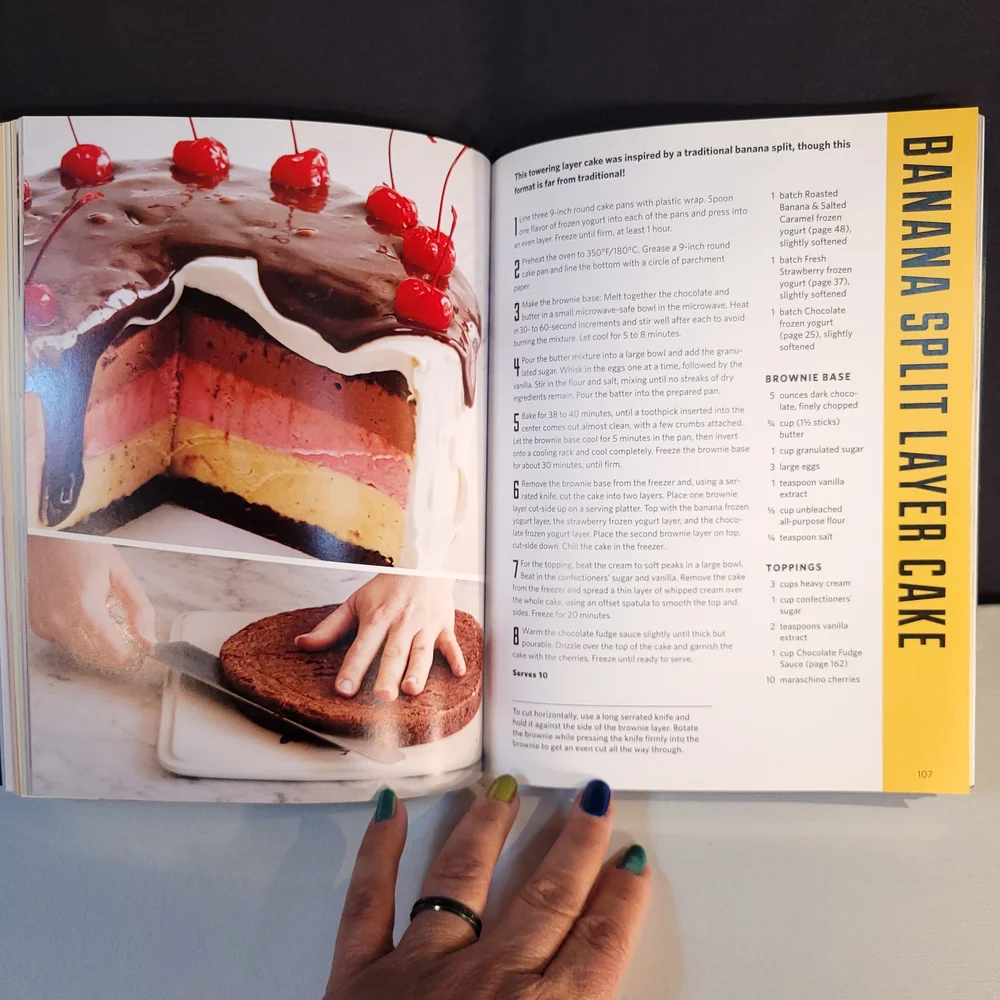 Perfectly Creamy Frozen Yogurt Recipe Book